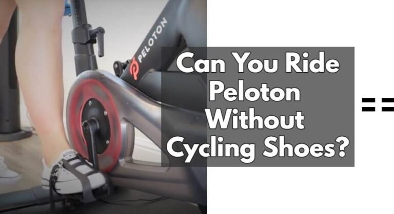 can you ride peloton without shoes