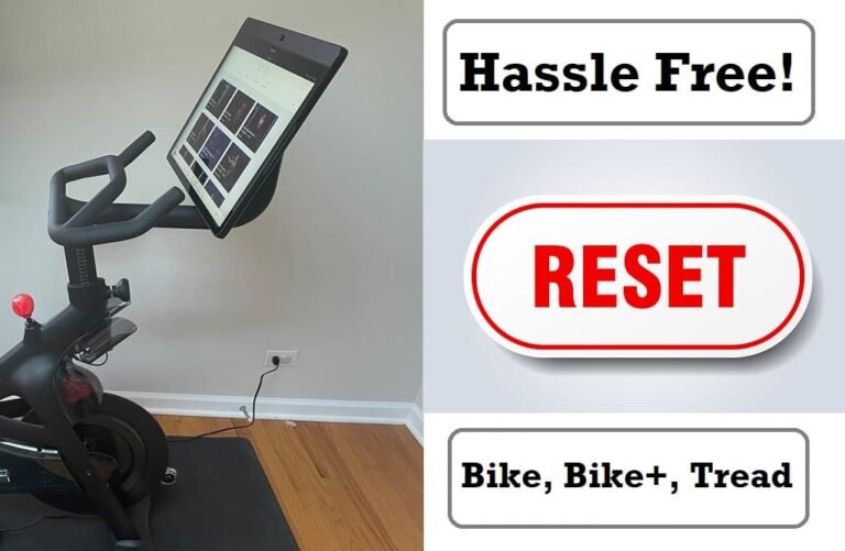 How to Reset Peloton Bike, Bike+ and Tread? Explained Cycling Inspire